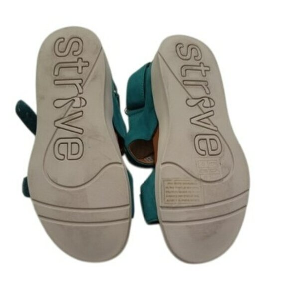 Strive Aruba I Teal Sandals Womens Size 5 US/ 35 UK Adjustable Straps Comfort Fi - Picture 4 of 6